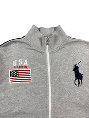 Ralph Lauren Big Pony USA Flag Zip Jacke (S)