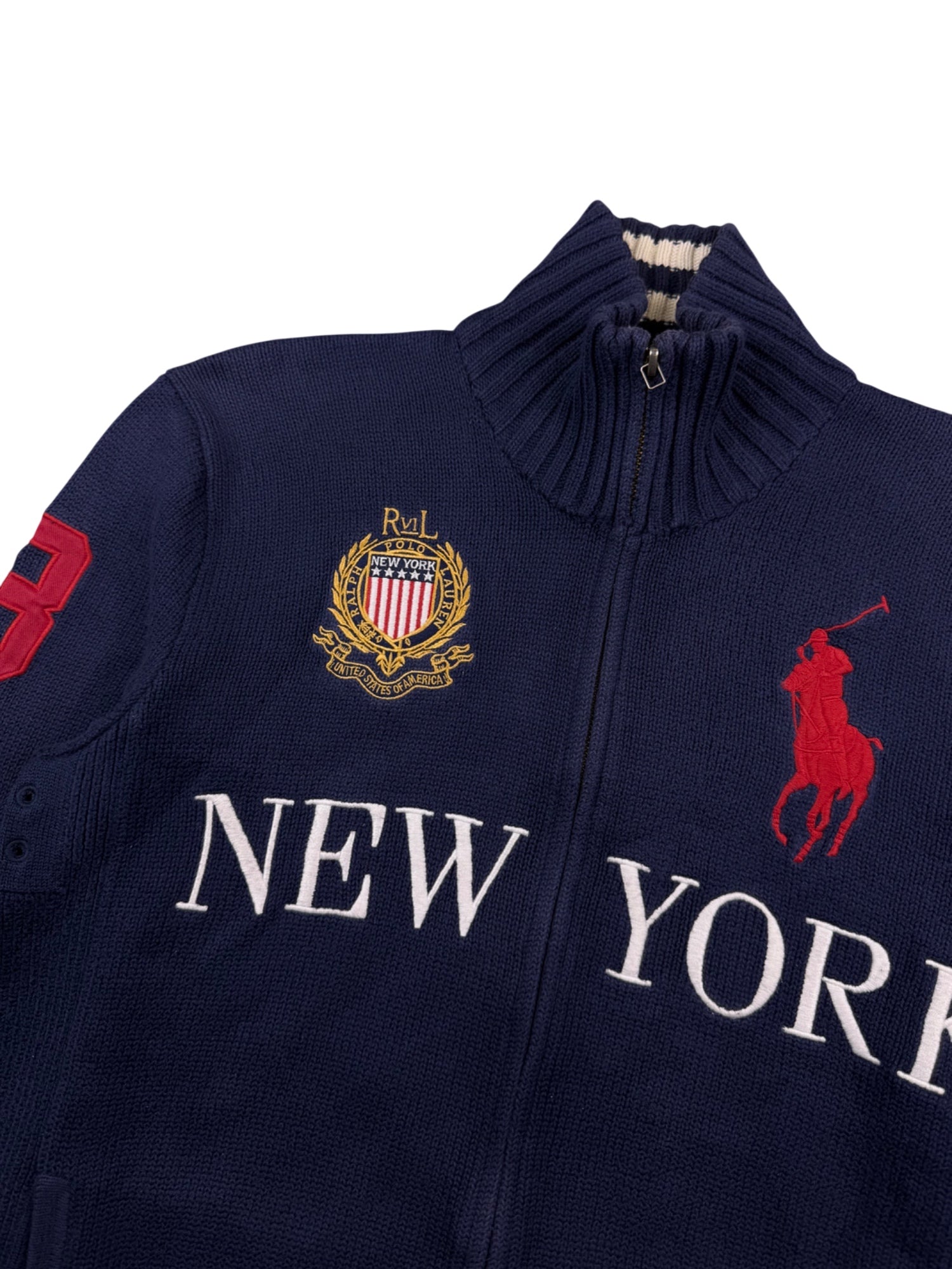 Ralph Lauren Big Pony New York Zip Jacke (S)