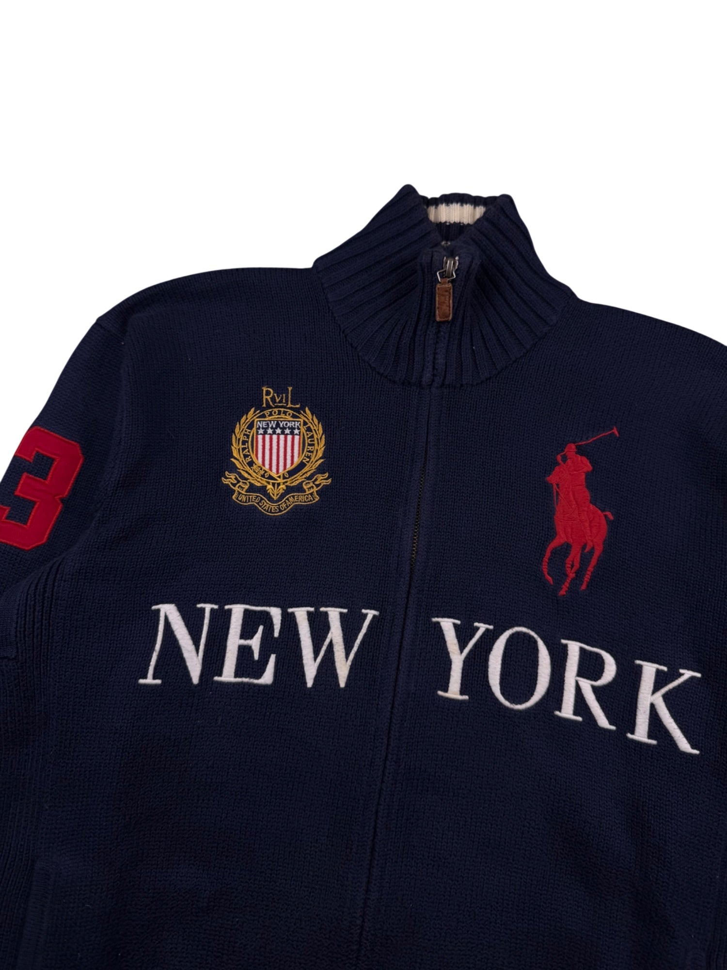 Ralph Lauren Big Pony New York Zip Jacke (S)