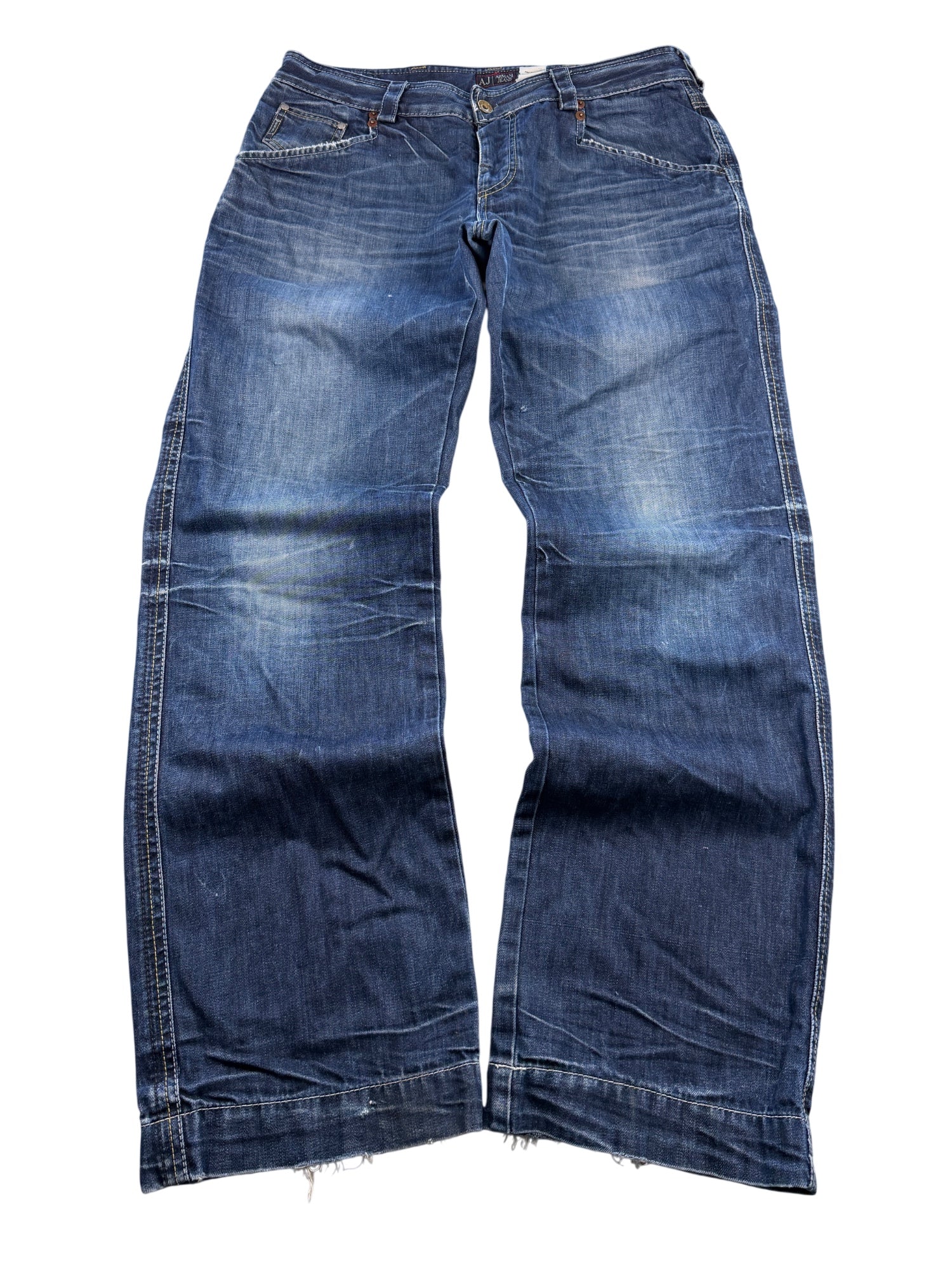 Armani Washed Straightfit Jeans (L)