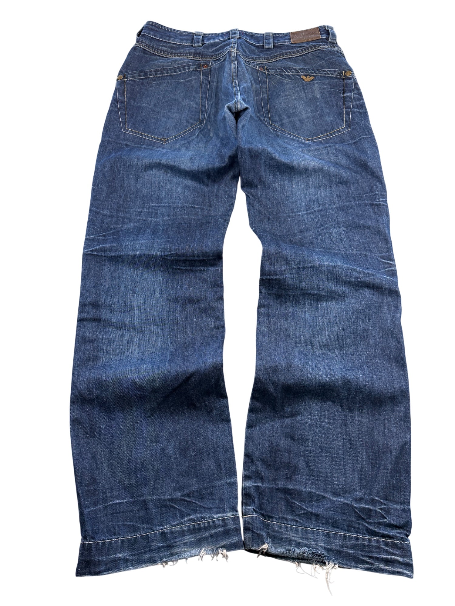 Armani Washed Straightfit Jeans (L)
