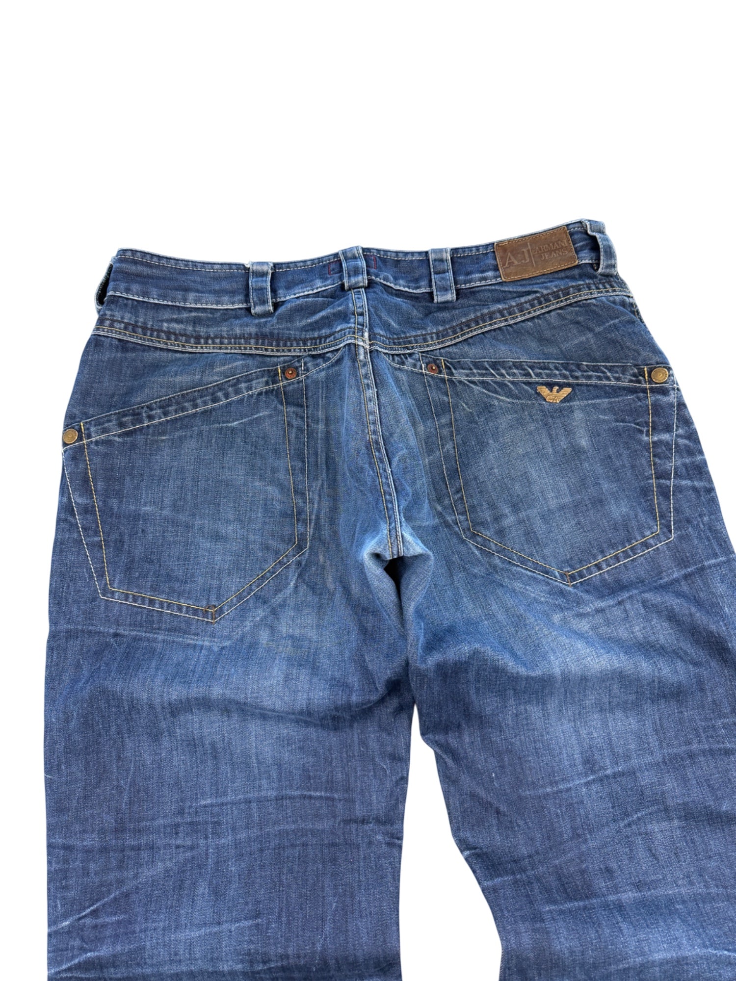 Armani Washed Straightfit Jeans (L)