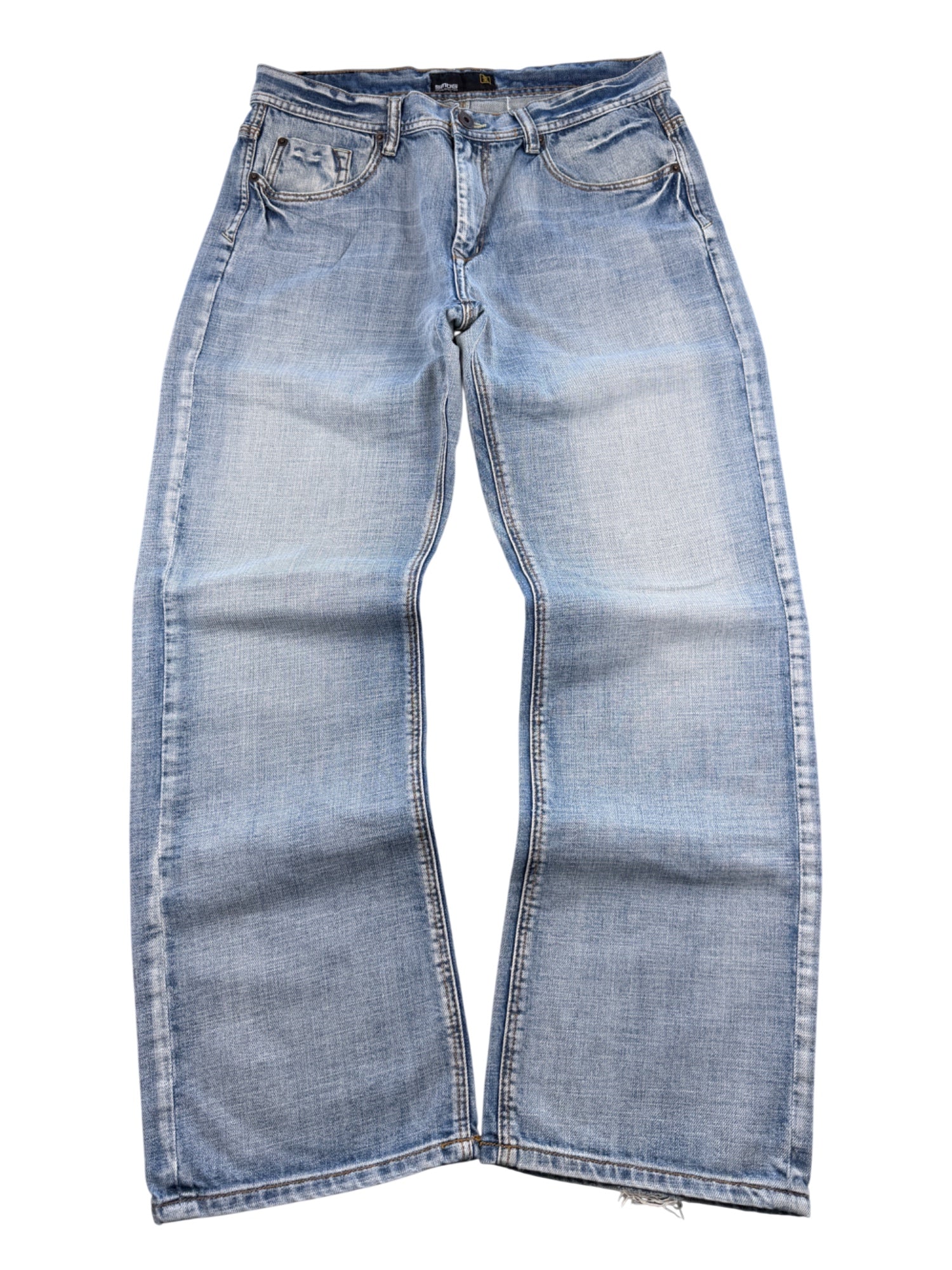 Vintage Washed Bootcut Jeans (S)
