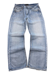 Vintage Washed Bootcut Jeans (S)