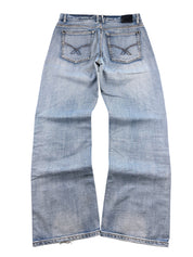 Vintage Washed Bootcut Jeans (S)
