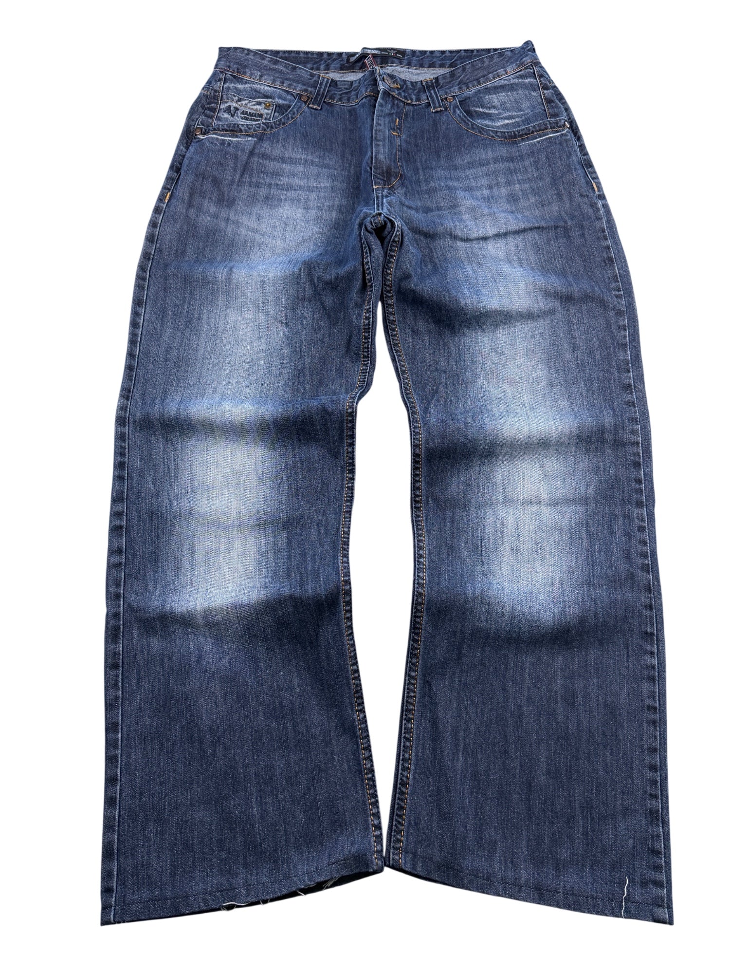 Armani Washed Straightfit Jeans (L)