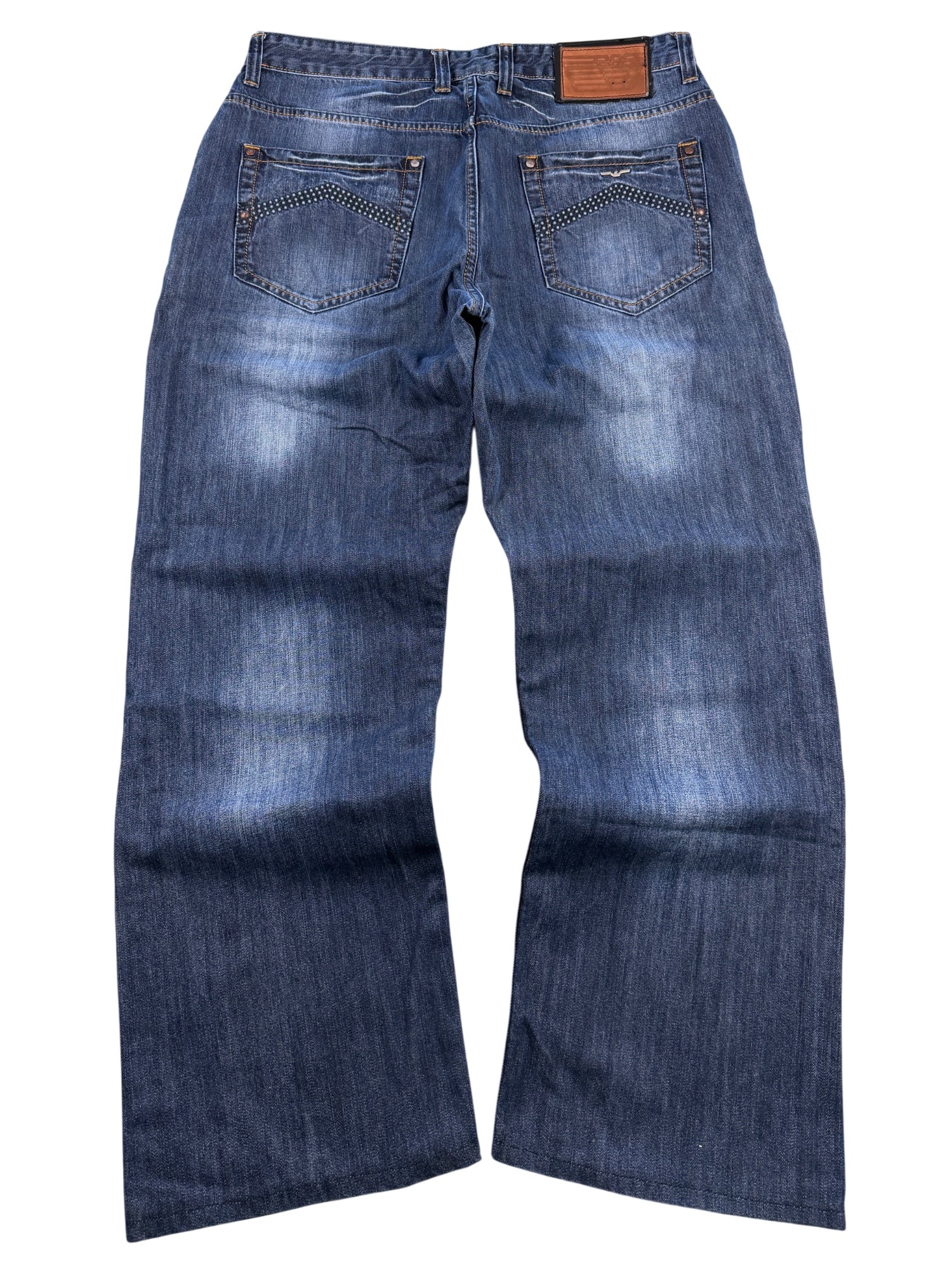 Armani Washed Straightfit Jeans (L)