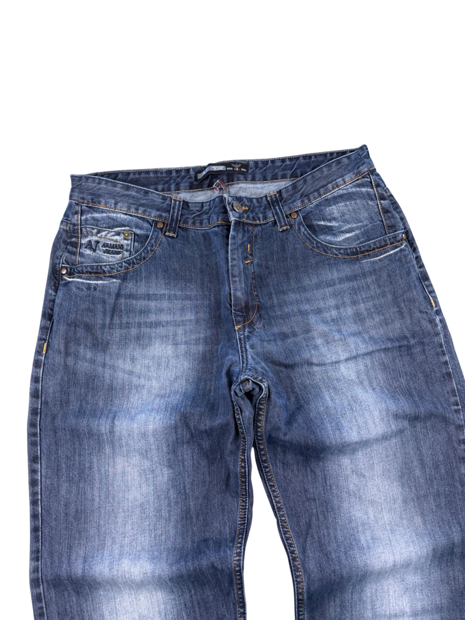 Armani Washed Straightfit Jeans (L)