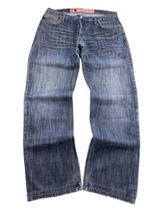 Armani Crazy Washed Baggy Jeans (L)