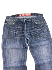 Armani Crazy Washed Baggy Jeans (L)
