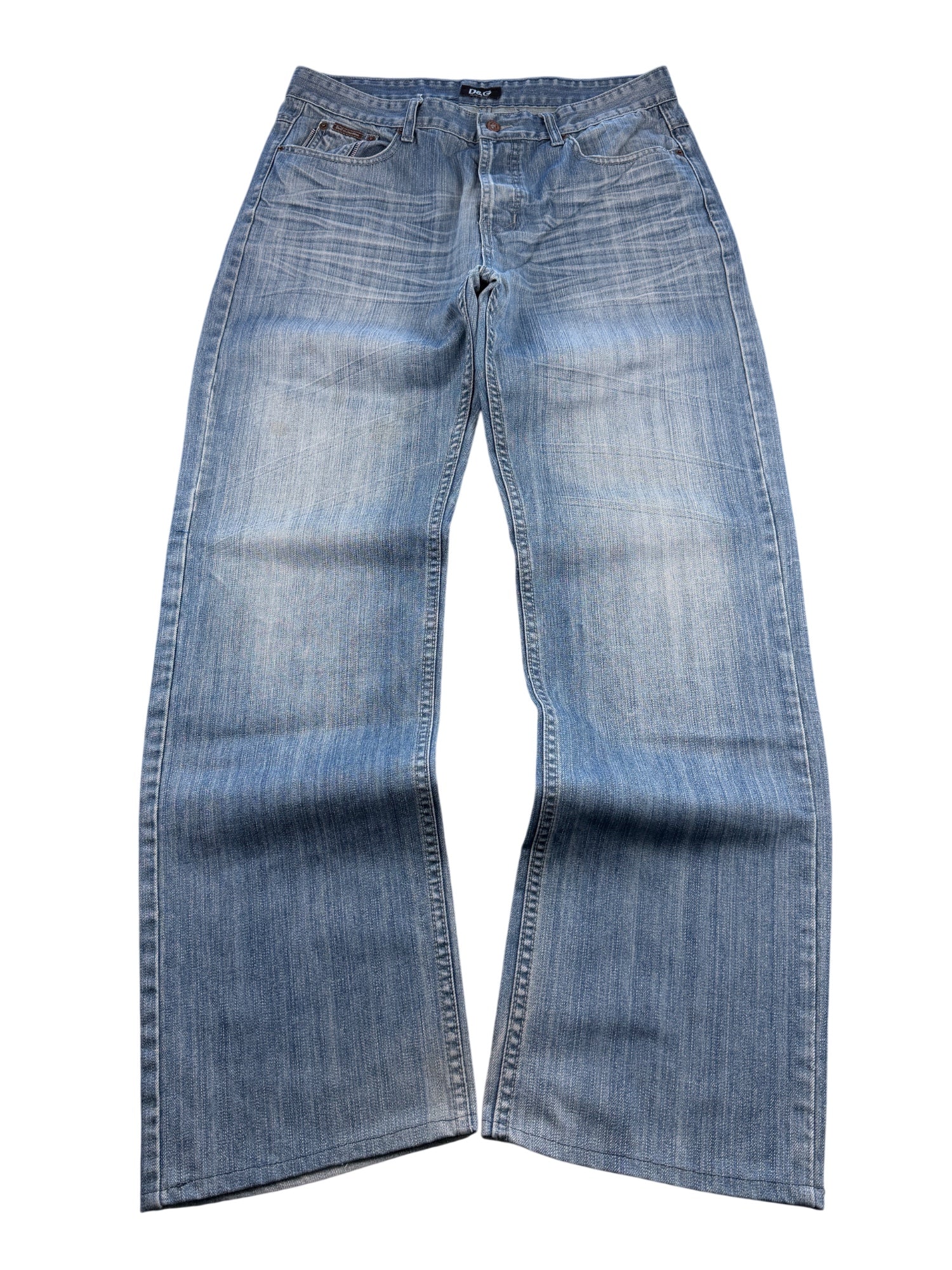 Dolce & Gabbana Big Logo washed Straightfit Jeans (M)