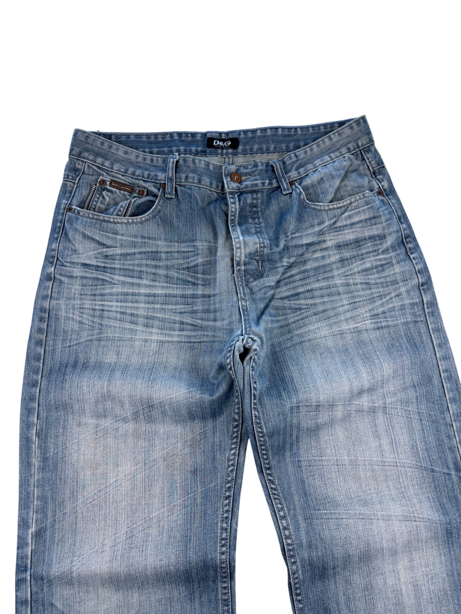 Dolce & Gabbana Big Logo washed Straightfit Jeans (M)