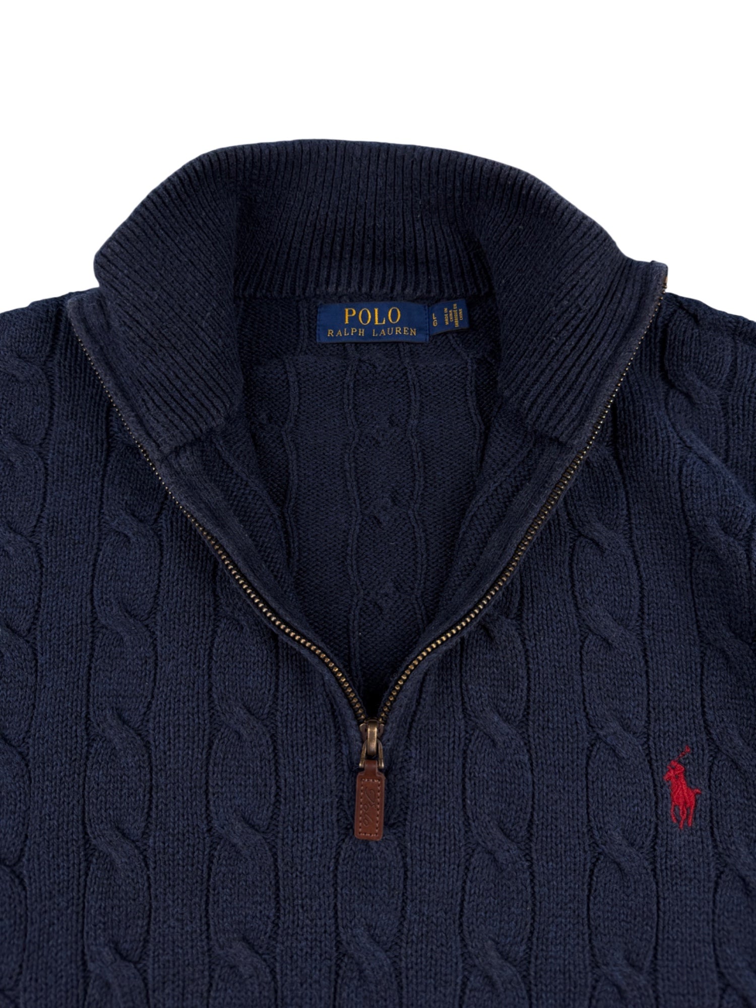 Ralph Lauren Knit Zip Jacke (L)