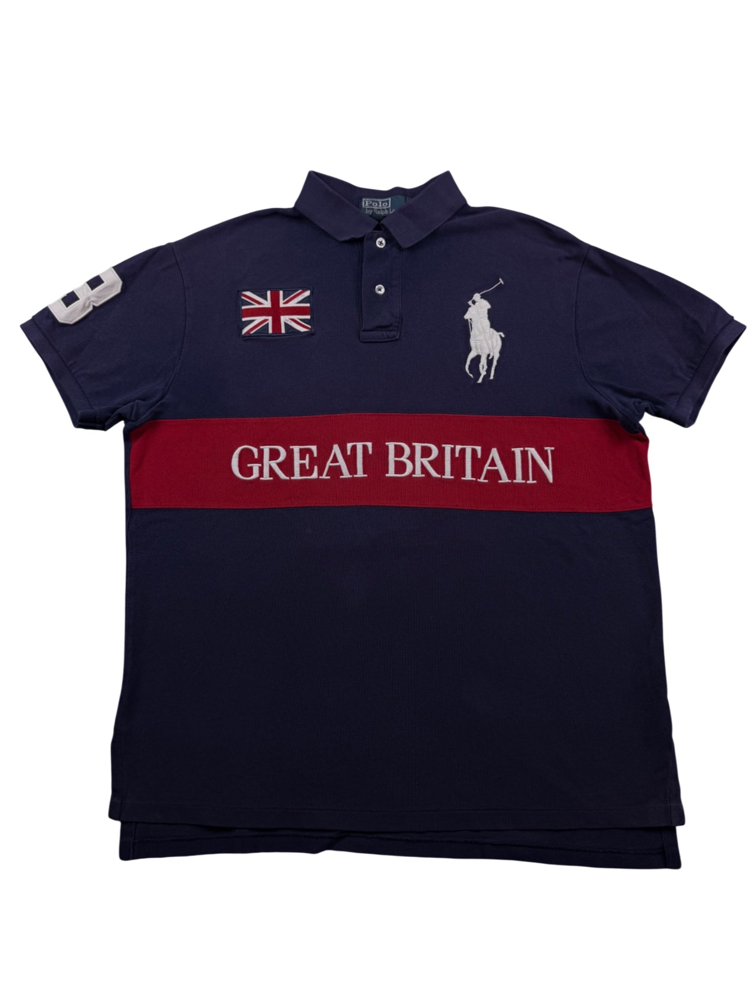 Ralph Lauren Big Pony Great Britain Poloshirt (L)