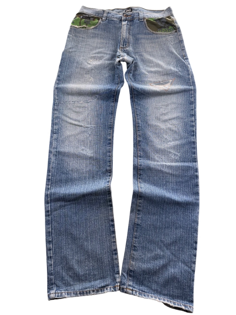 Dolce & Gabbana Big Logo Straightfit Jeans (S-M)