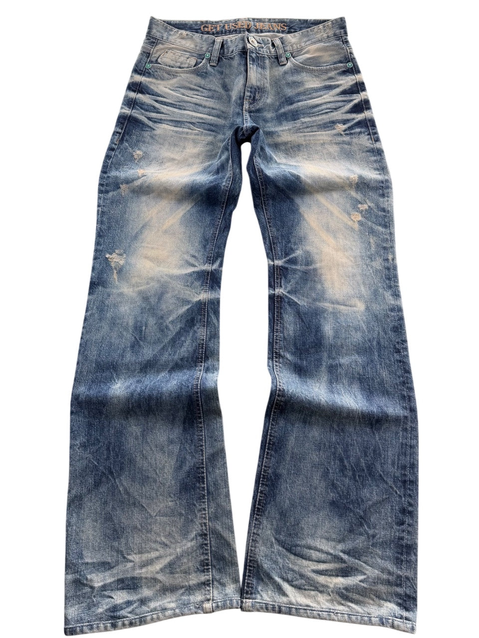 Get Used Ultra Washed Bootcut Jeans (S)
