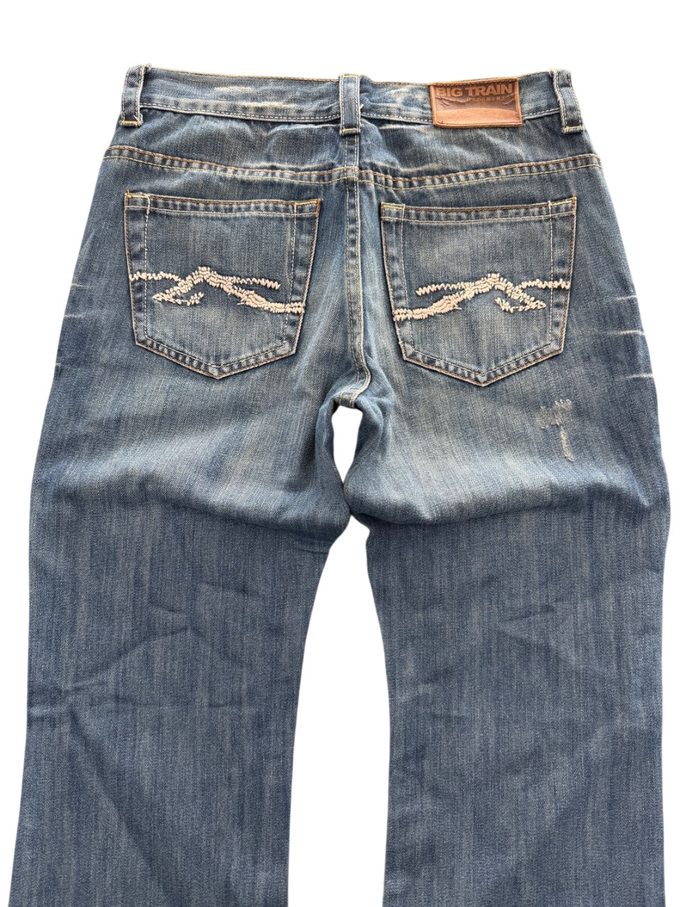 Big Train Washed Bootcut Jeans (S)