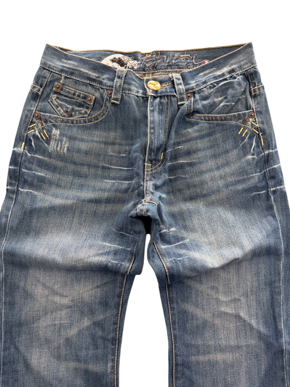 Big Train Washed Bootcut Jeans (S)