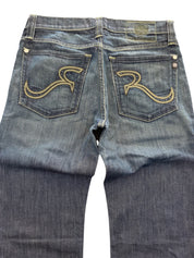 Rock & Republic Big Logo Bootcut Jeans (M-L)