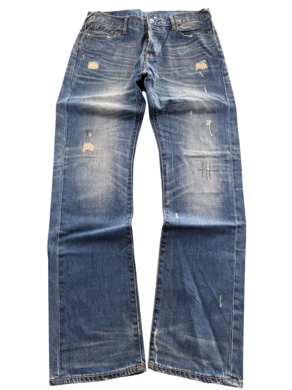 Evisu Big Logo Washed Straightfit Jeans (M)