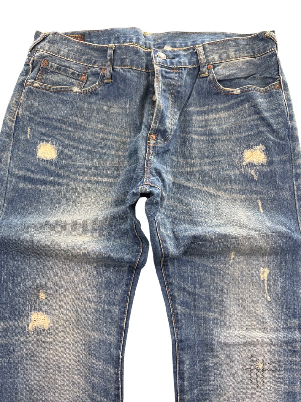 Evisu Big Logo Washed Straightfit Jeans (M)