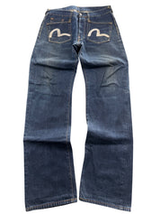 Evisu Big Logo Straightfit Jeans (S-M)