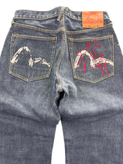 Evisu Big Logo Straightfit Jeans (XS-S)