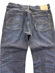 Evisu Big Logo Washed Straightfit Jeans (M)