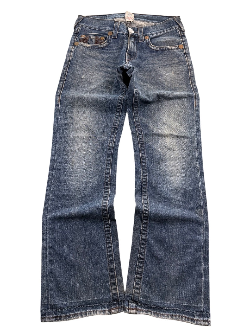 True Religion Big Logo Straightfit Jeans (XS-S)