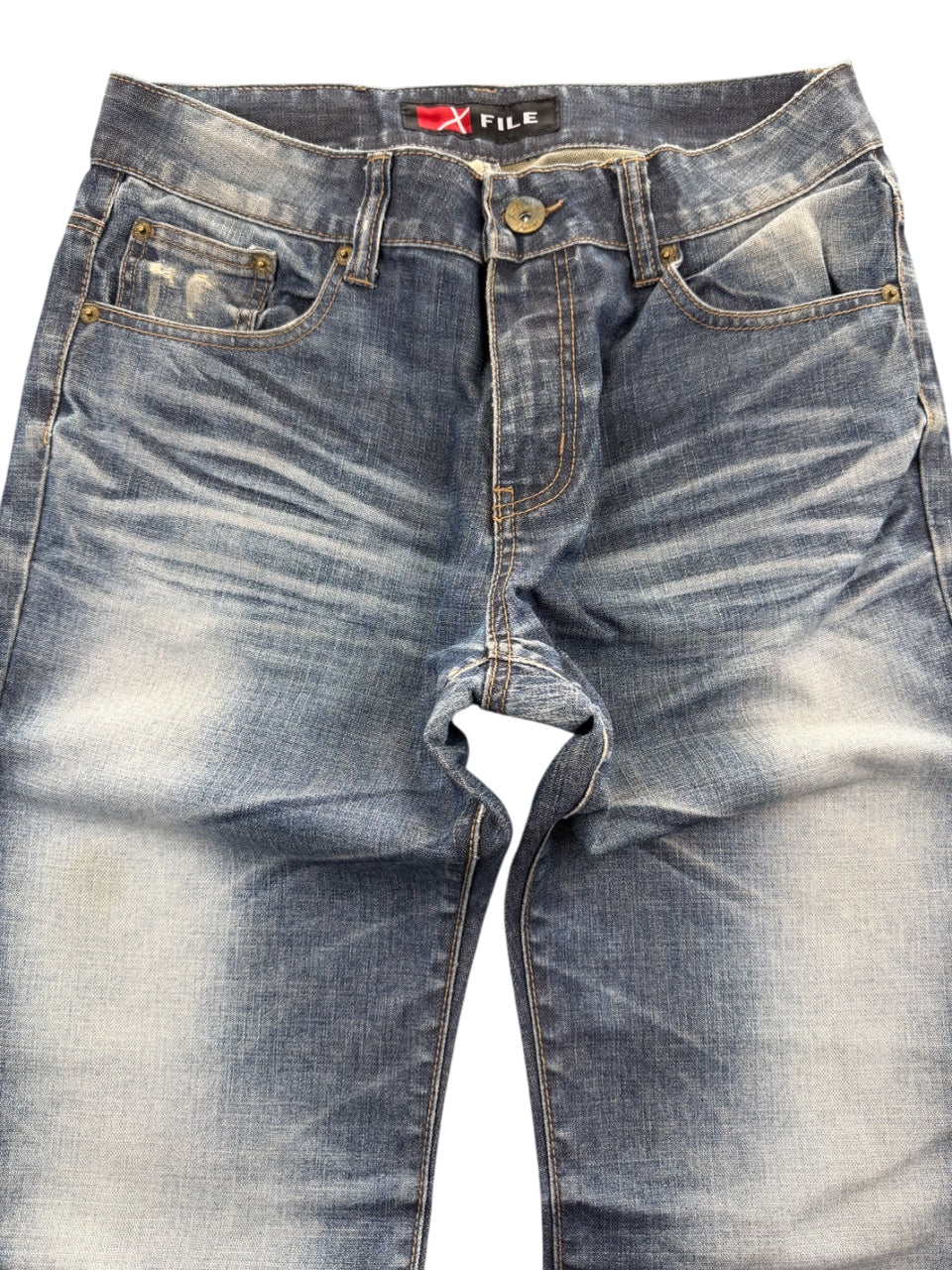 X-file Washed Straightfit Jeans (S)