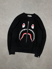Bape Patched Shark Zip Sweater (S)