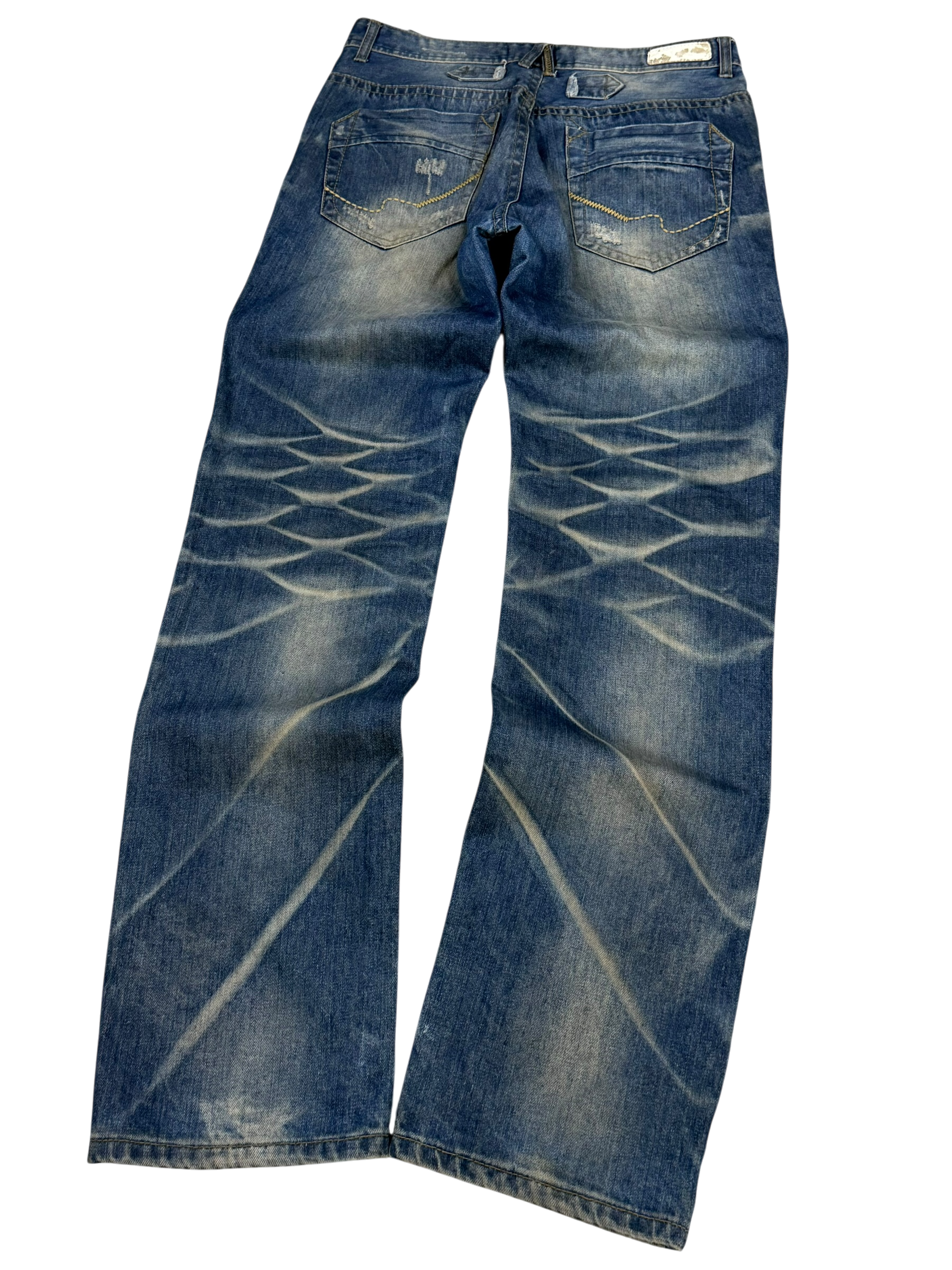 Ultra Washed Straight Jeans (M)