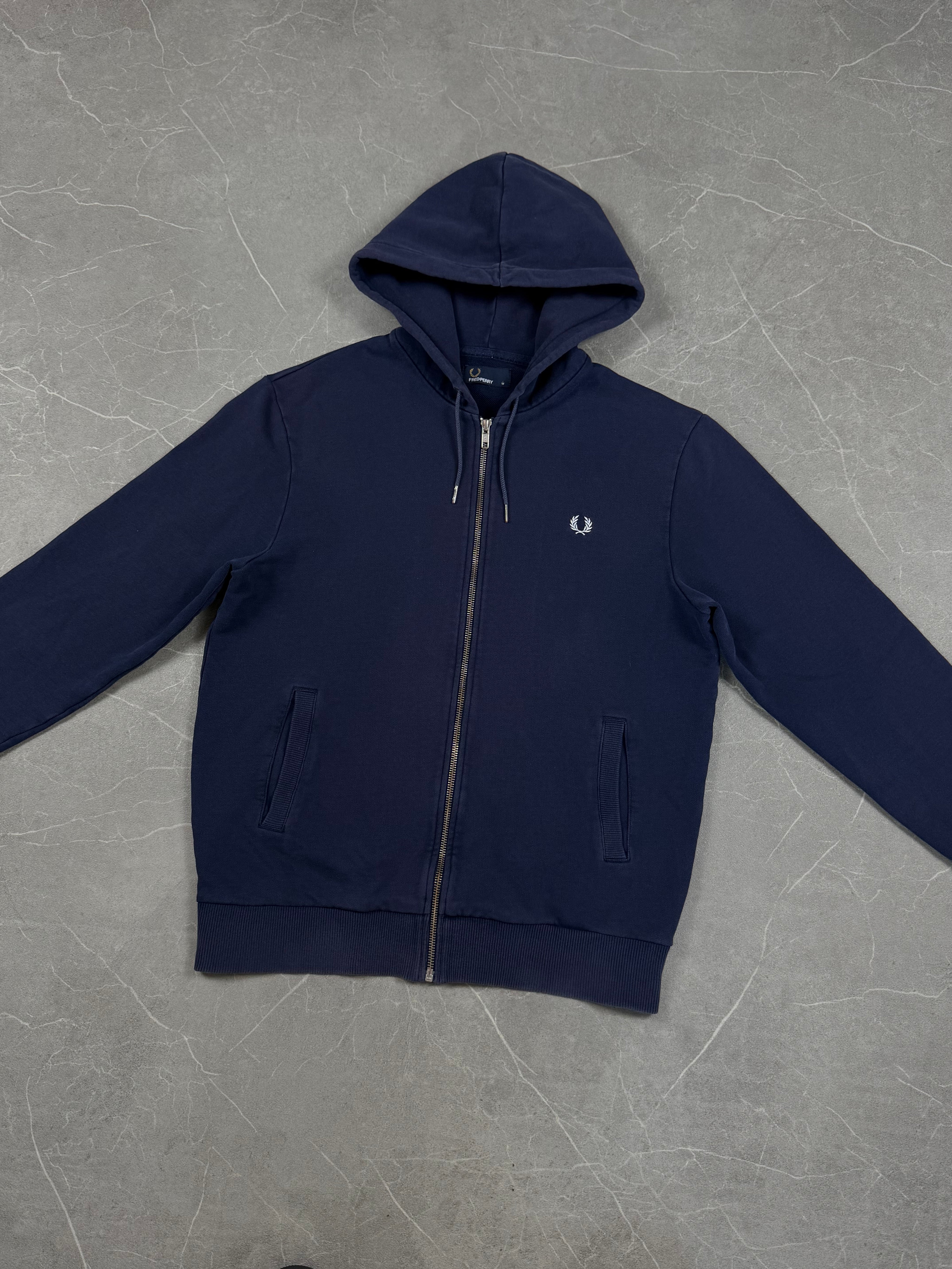 Fred Perry Vintage Zip Hoodie (S)
