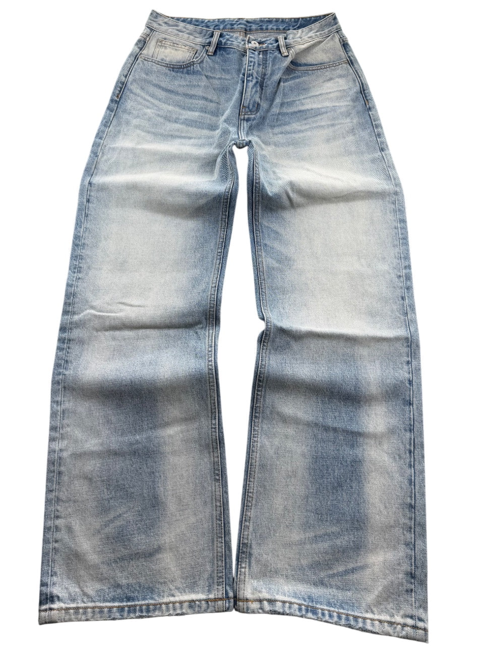 Vintage Washed Baggy Jeans (S)