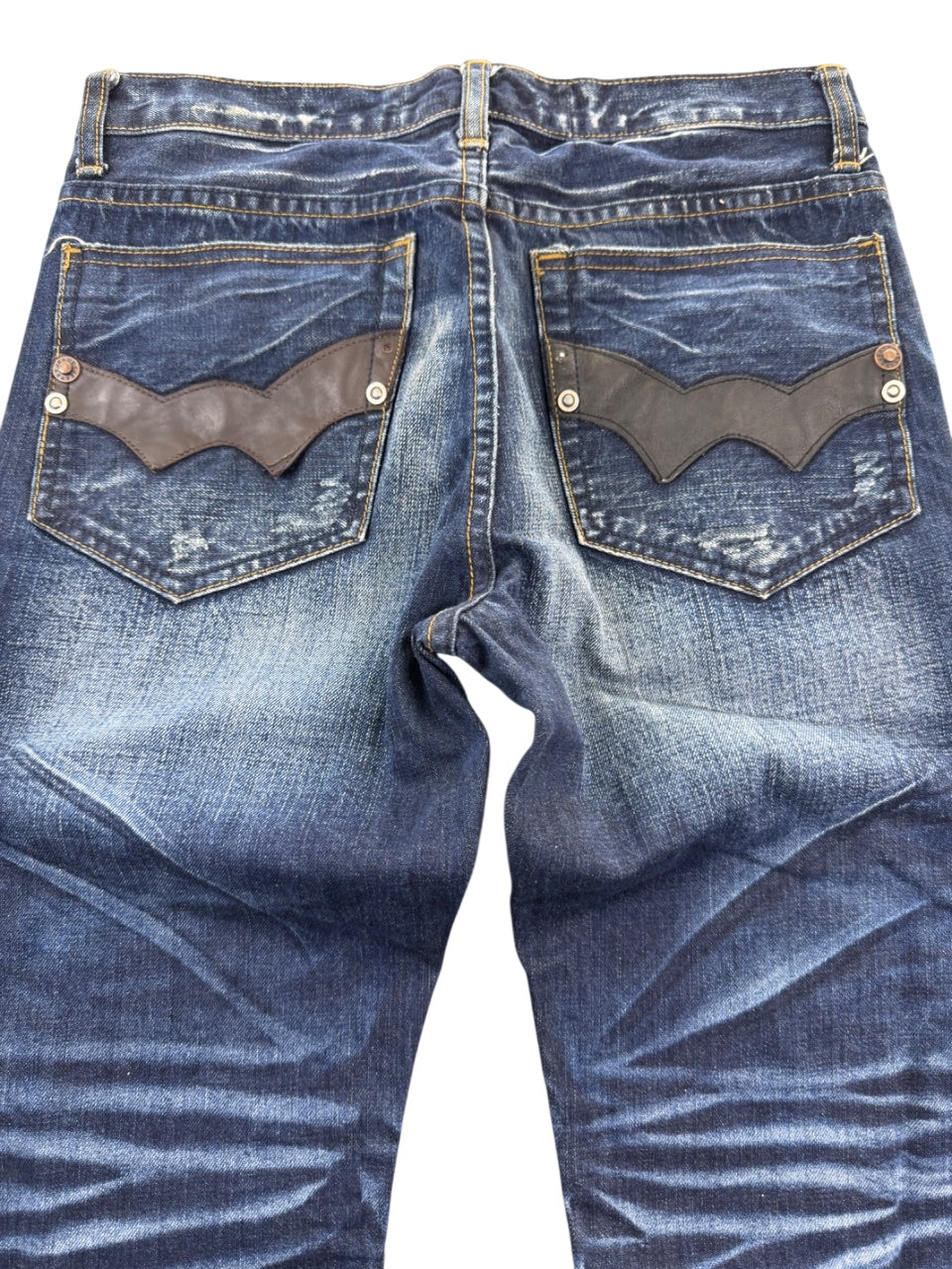 Pomelo Crazy Washed Straightfit Jeans (S)