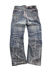 Tough Washed Straightfit Jeans (XS)