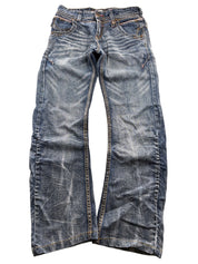 Tough Washed Straightfit Jeans (XS)