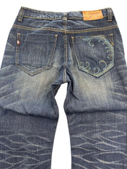 Big Train Big Logo Washed Straightfit Jeans (S)