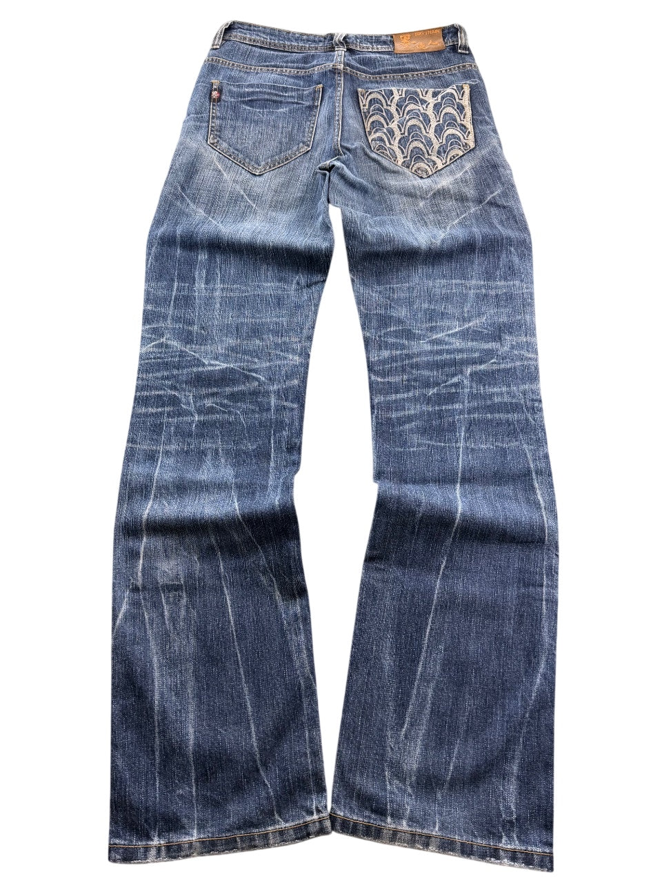 Big Train Big Logo Crazy Washed Straightfit Jeans (XS-S)