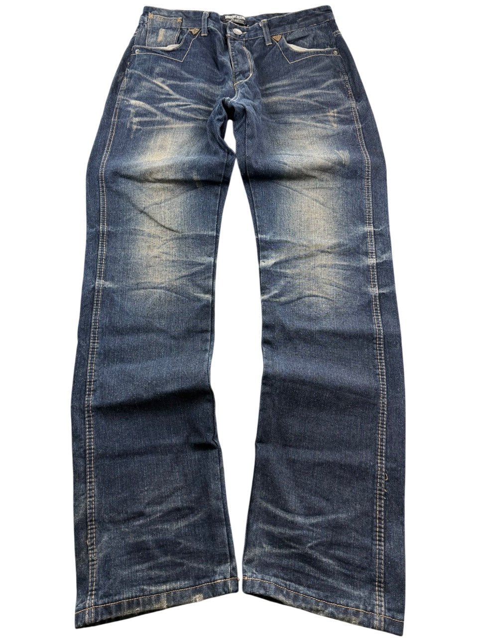 Monkey Washed Straightfit Jeans (S-M)