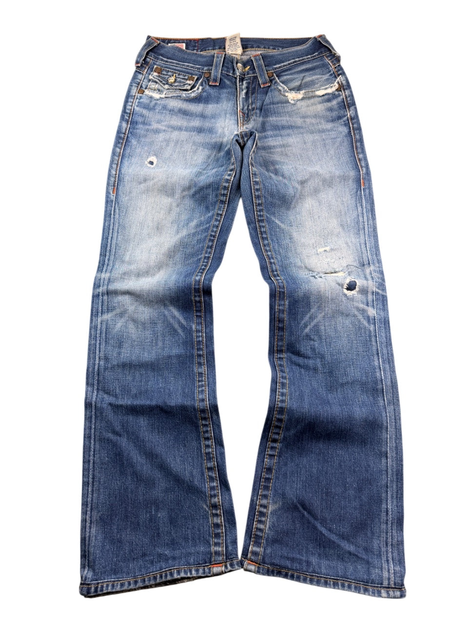 True Religion Washed Bootcut Jeans (XS-S)