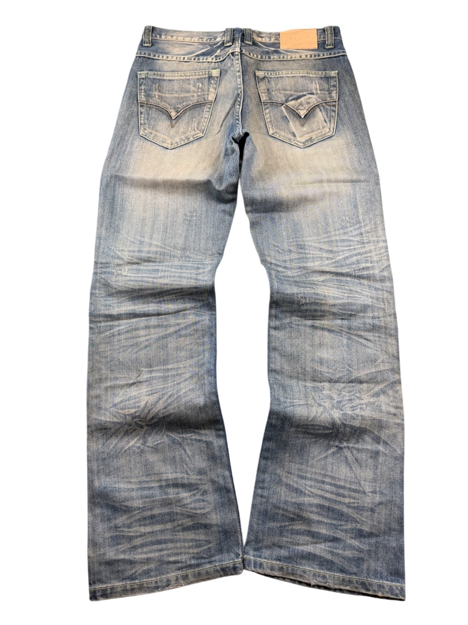 New York Story Crazy Washed Bootcut Jeans (S)