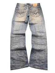 New York Story Crazy Washed Bootcut Jeans (S)