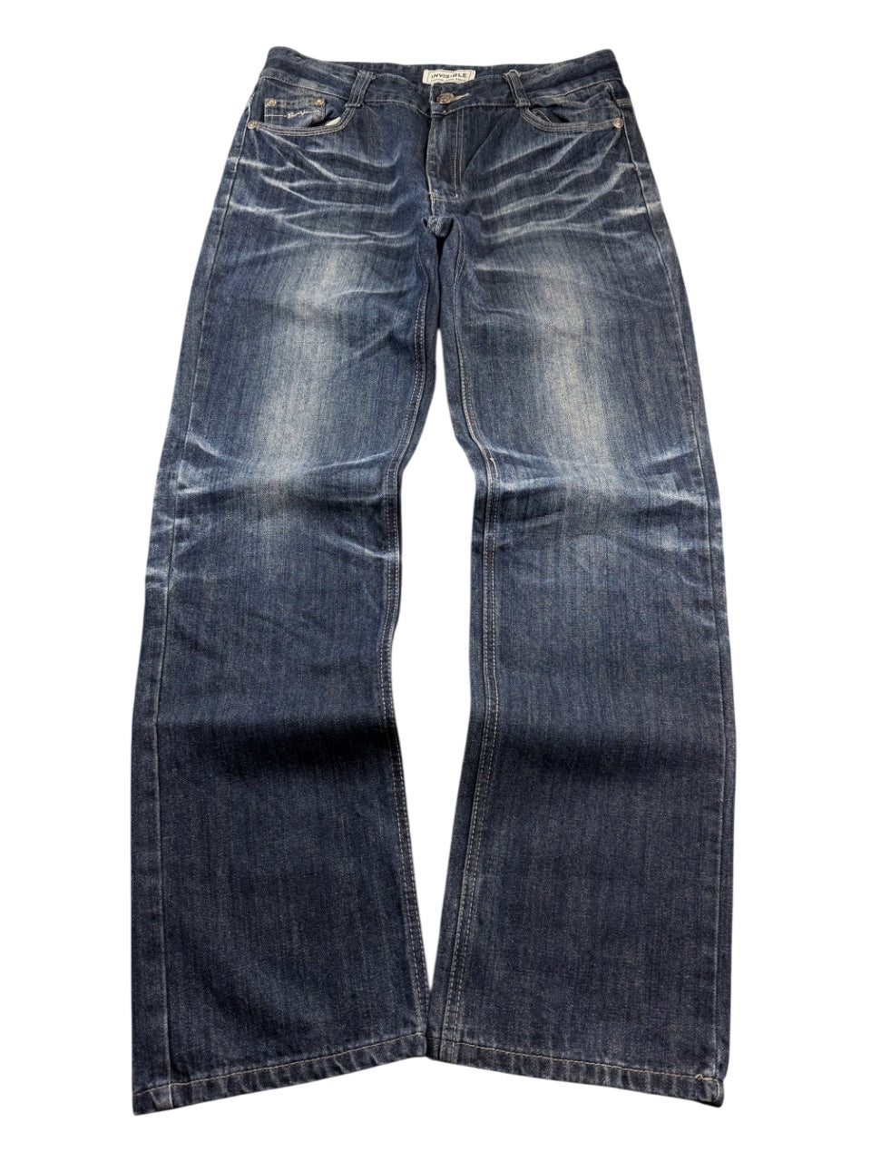 Invisible Washed Straightfit Jeans (S-M)