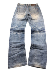 Vintage Washed Straightfit Jeans (S)