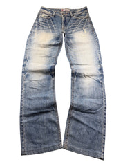 Vintage Washed Straightfit Jeans (S)
