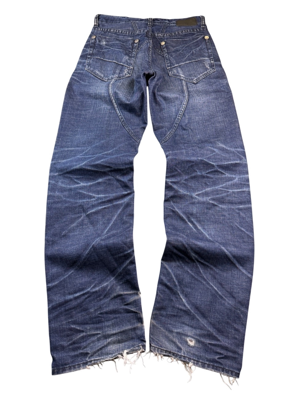 Polham Washed Straightfit Jeans (S)