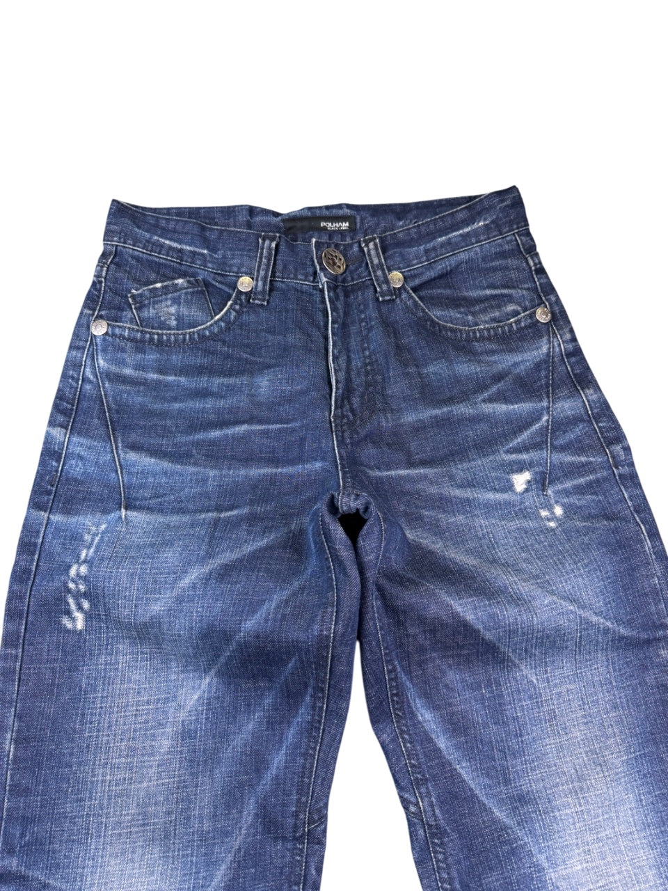 Polham Washed Straightfit Jeans (S)