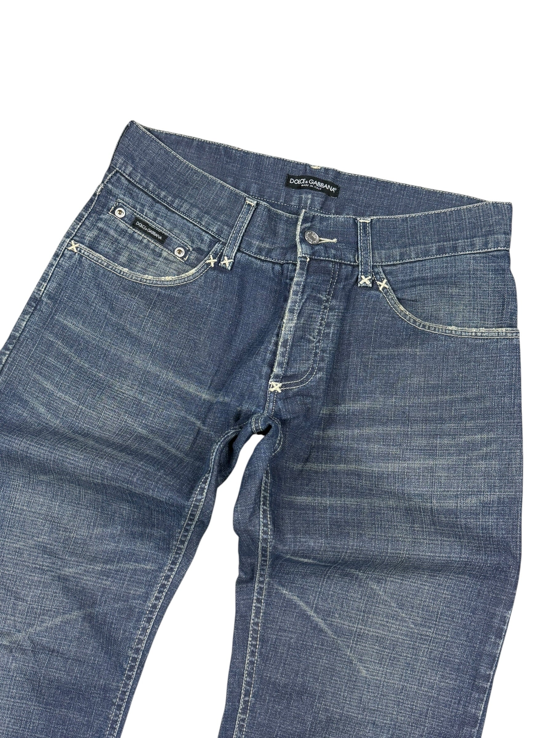 Dolce Gabbana Logo Jeans (S)