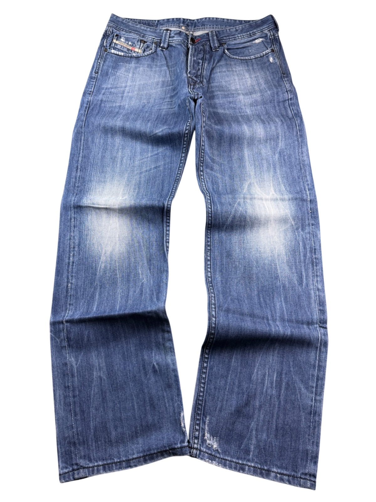 Diesel Washed Straightfit Jeans (S-M)